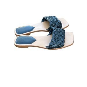 Marc Fisher REANNA FLAT SLIDE sandals in black size 7.5